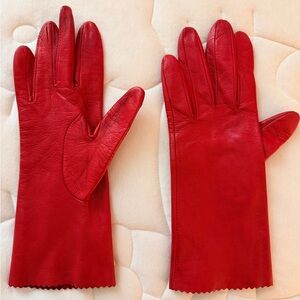 Manokhi Leather Gloves Sz 6.5